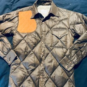Custom down puffer shooting/hunting shirt jacket